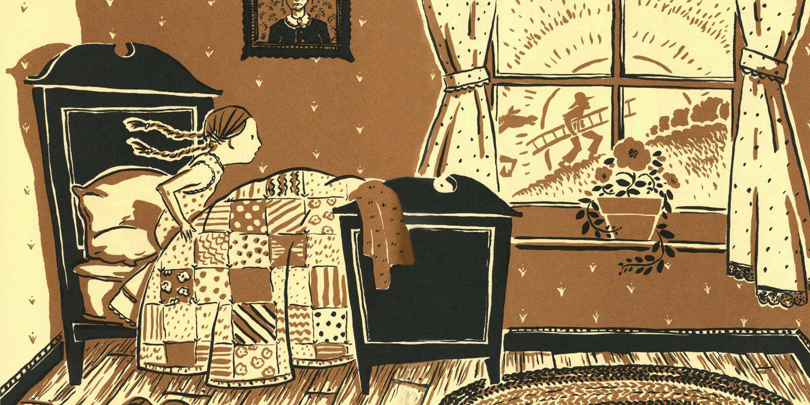 爸爸烤的苹果派绘本故事第3页