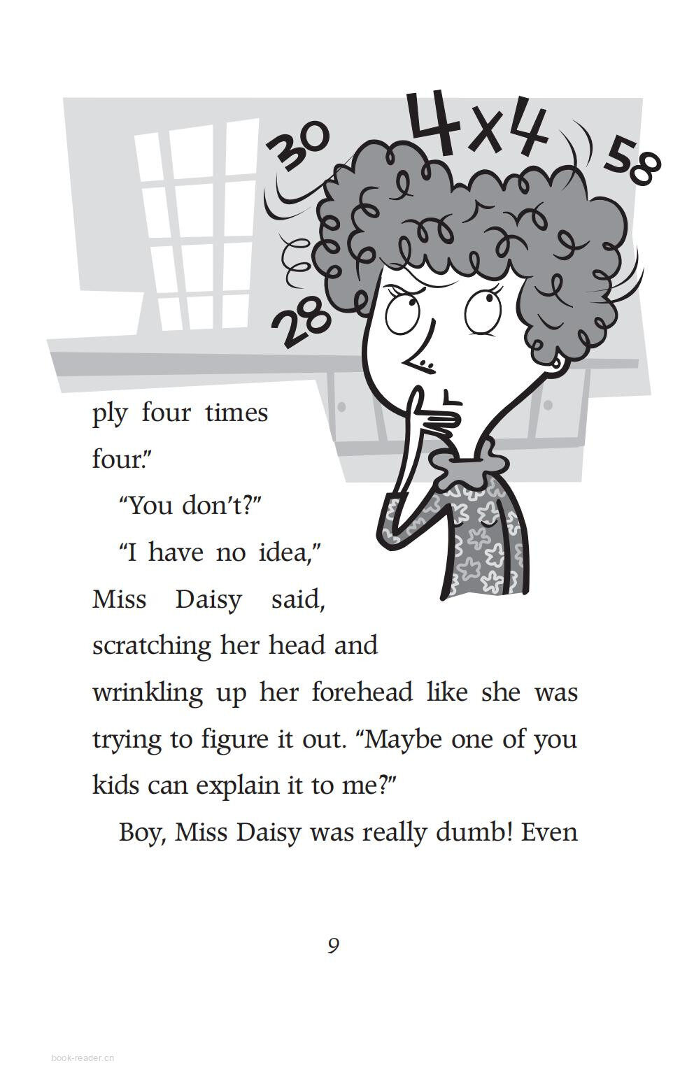 Chapter2 Dumb Miss Daisy and Principal Klutz绘本故事第4页