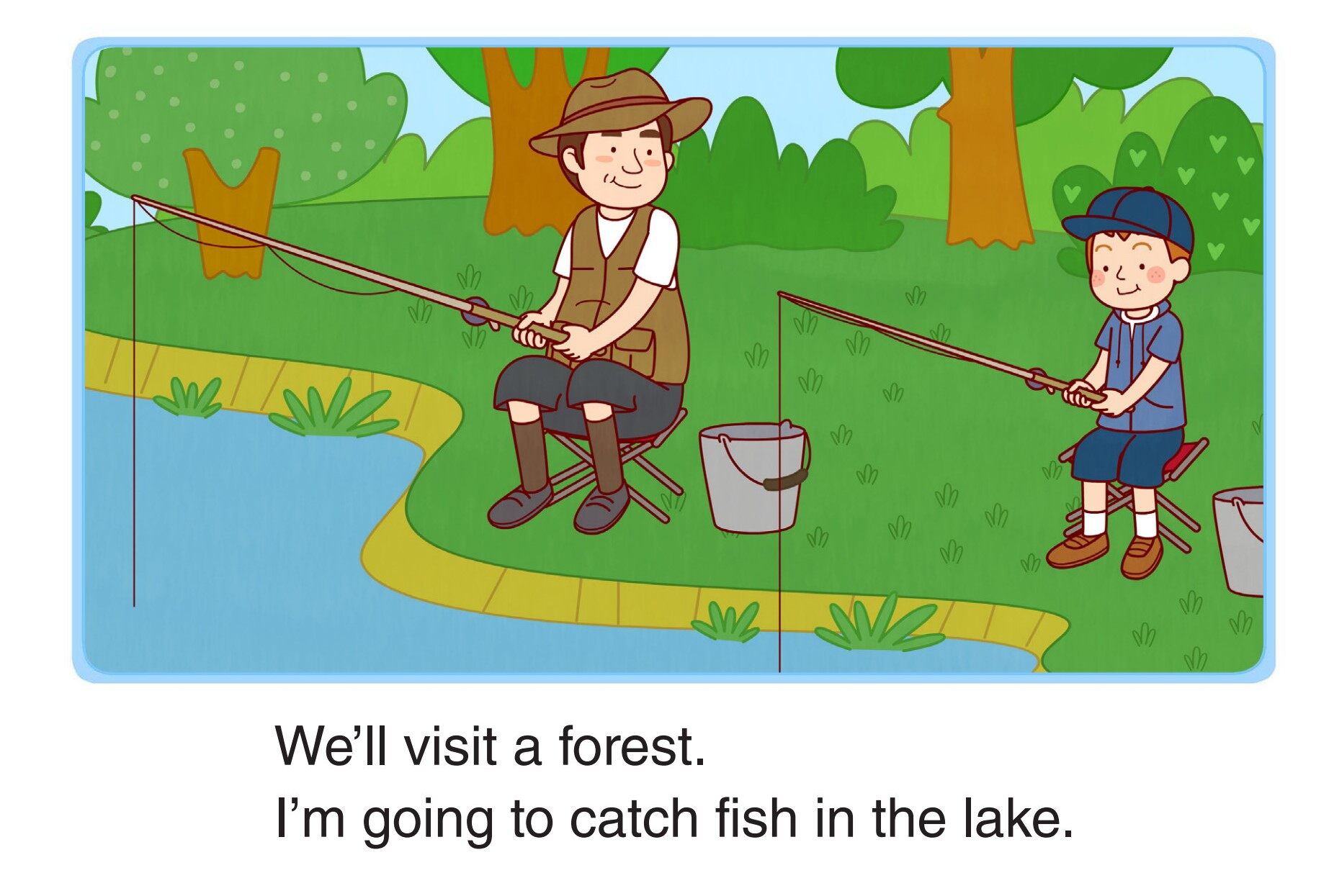 My Summer Vacation绘本故事第4页