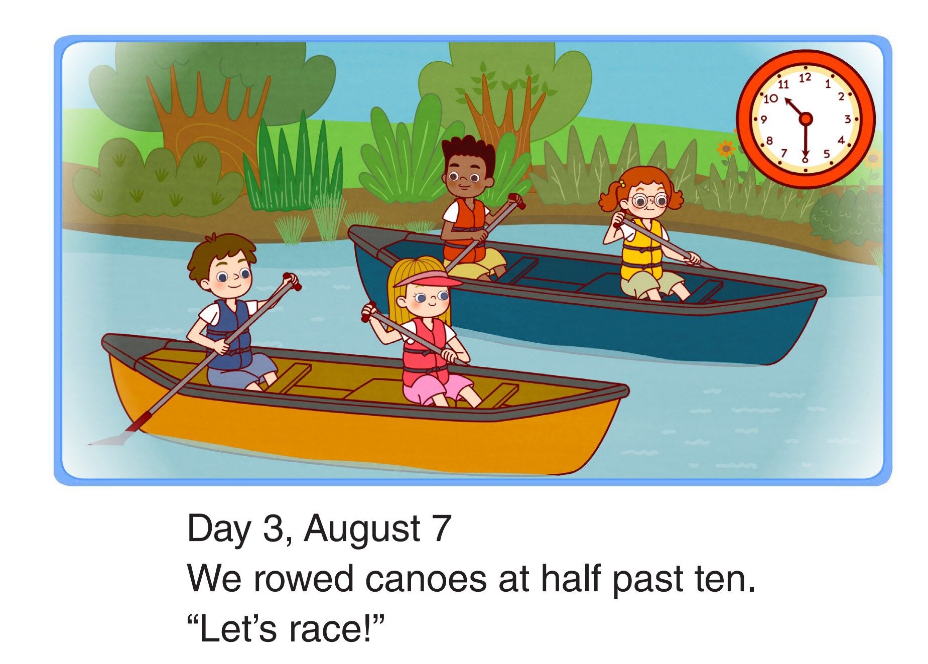 Summer Camp Diary绘本故事第5页