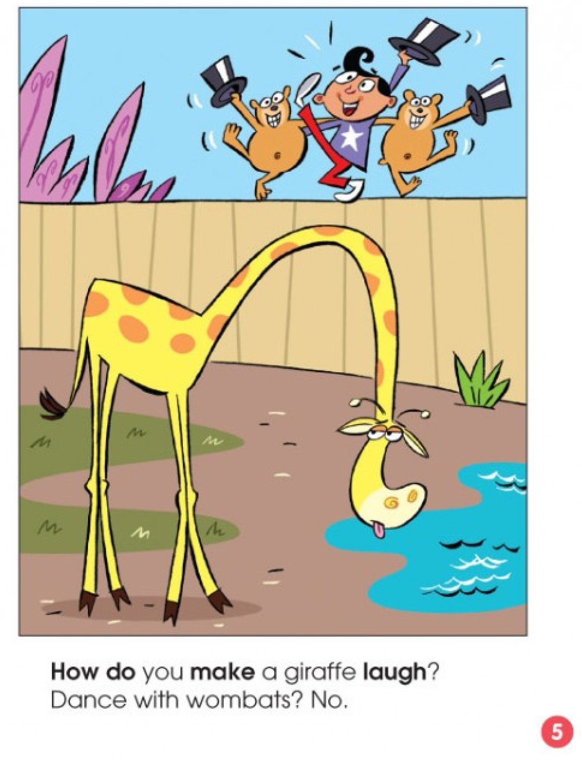 How Do You Make a Giraffe Laugh?绘本故事第5页