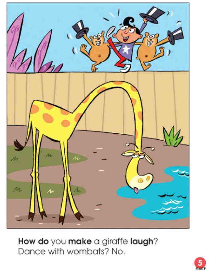 How Do You Make a Giraffe Laugh?绘本故事第5页