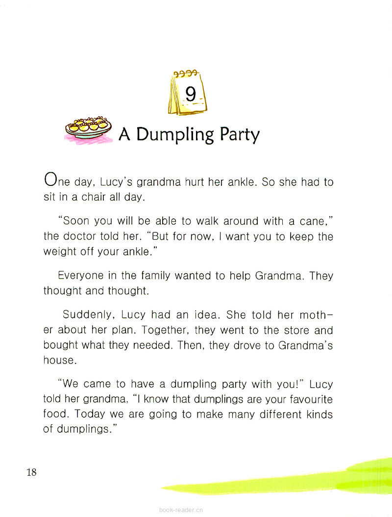 A Dumpling Party绘本故事第2页