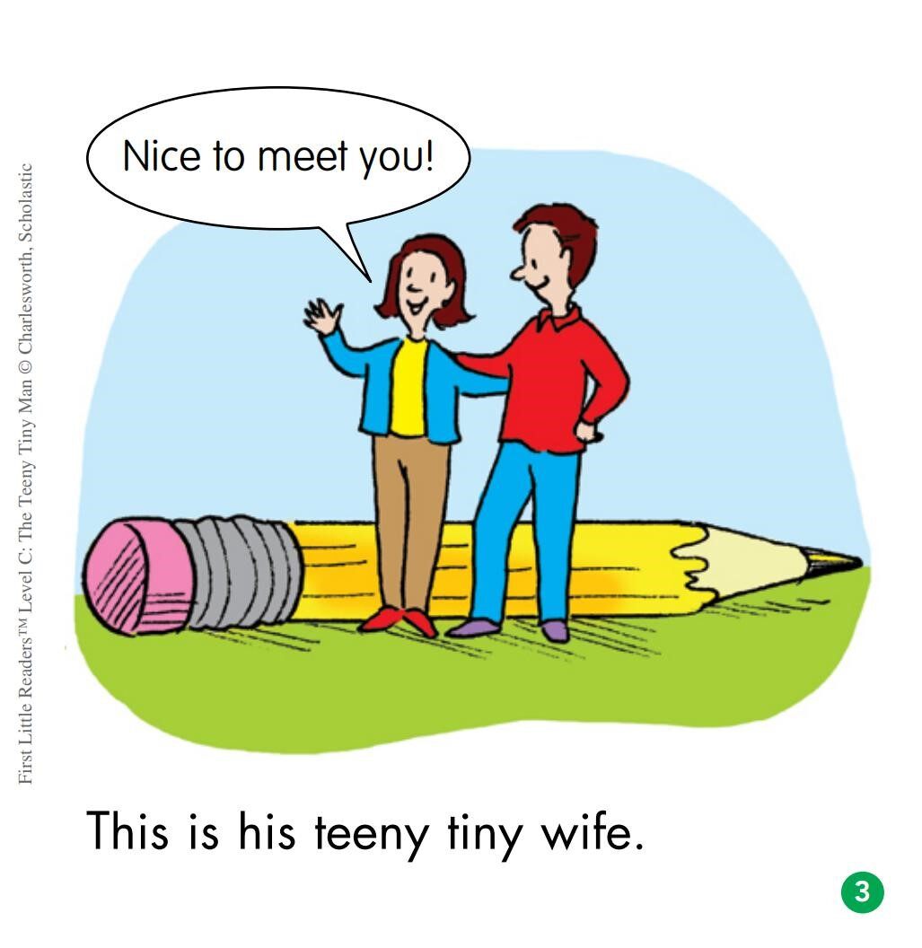 The Teeny Tiny Man绘本故事第4页