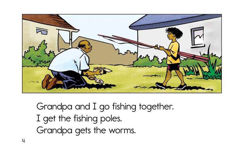 Fishing with Grandpa绘本故事第4页
