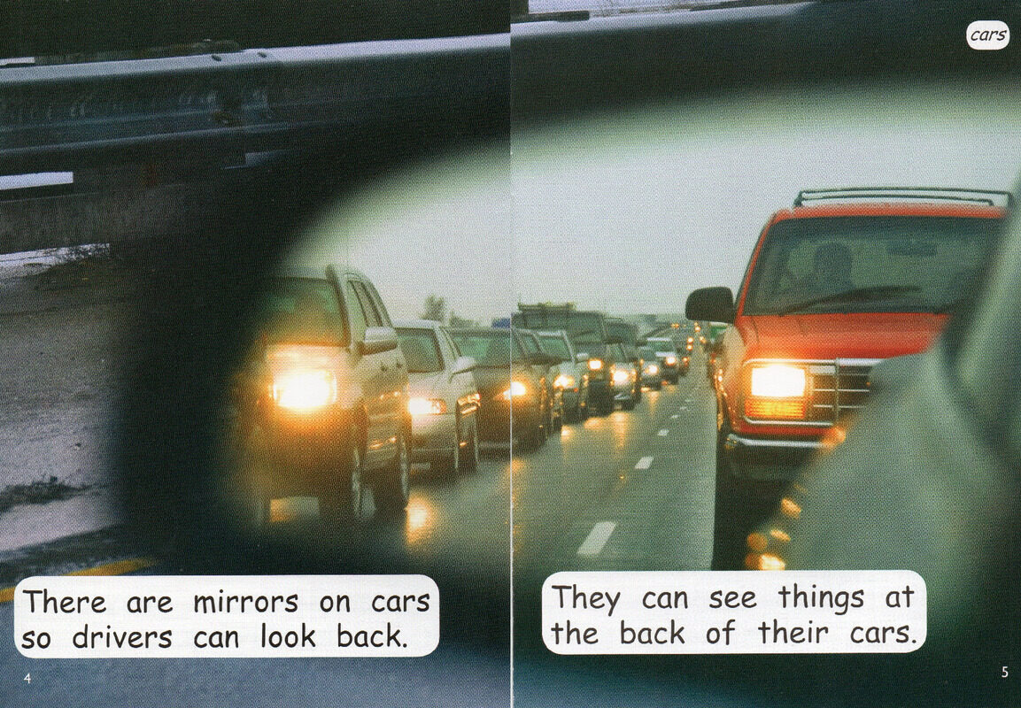 look in the mirror绘本故事第4页