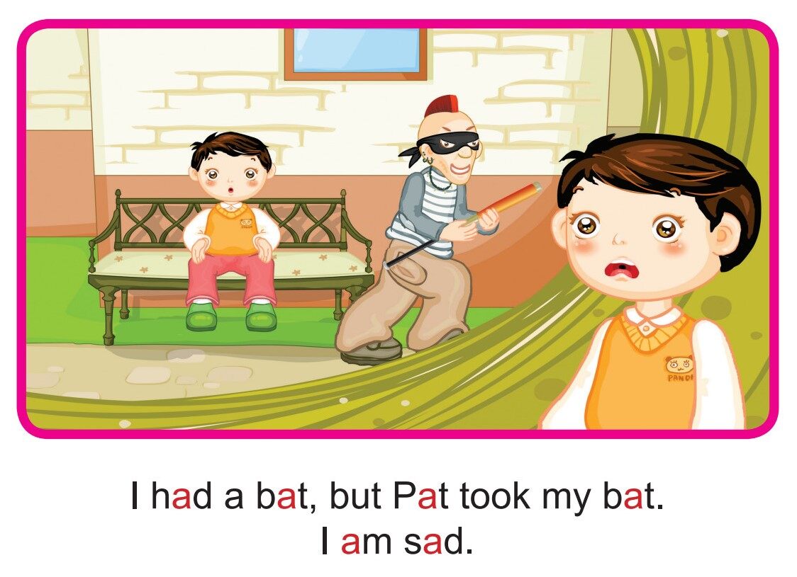 'A' words -  Catch Pat!绘本故事第2页