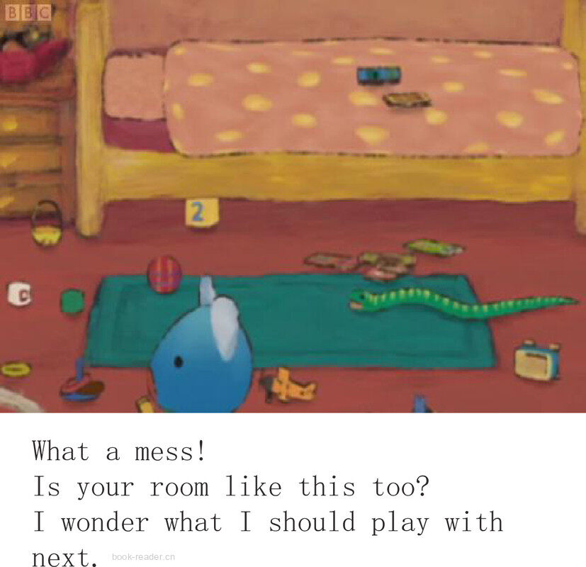 Tidies Her Room绘本故事第4页