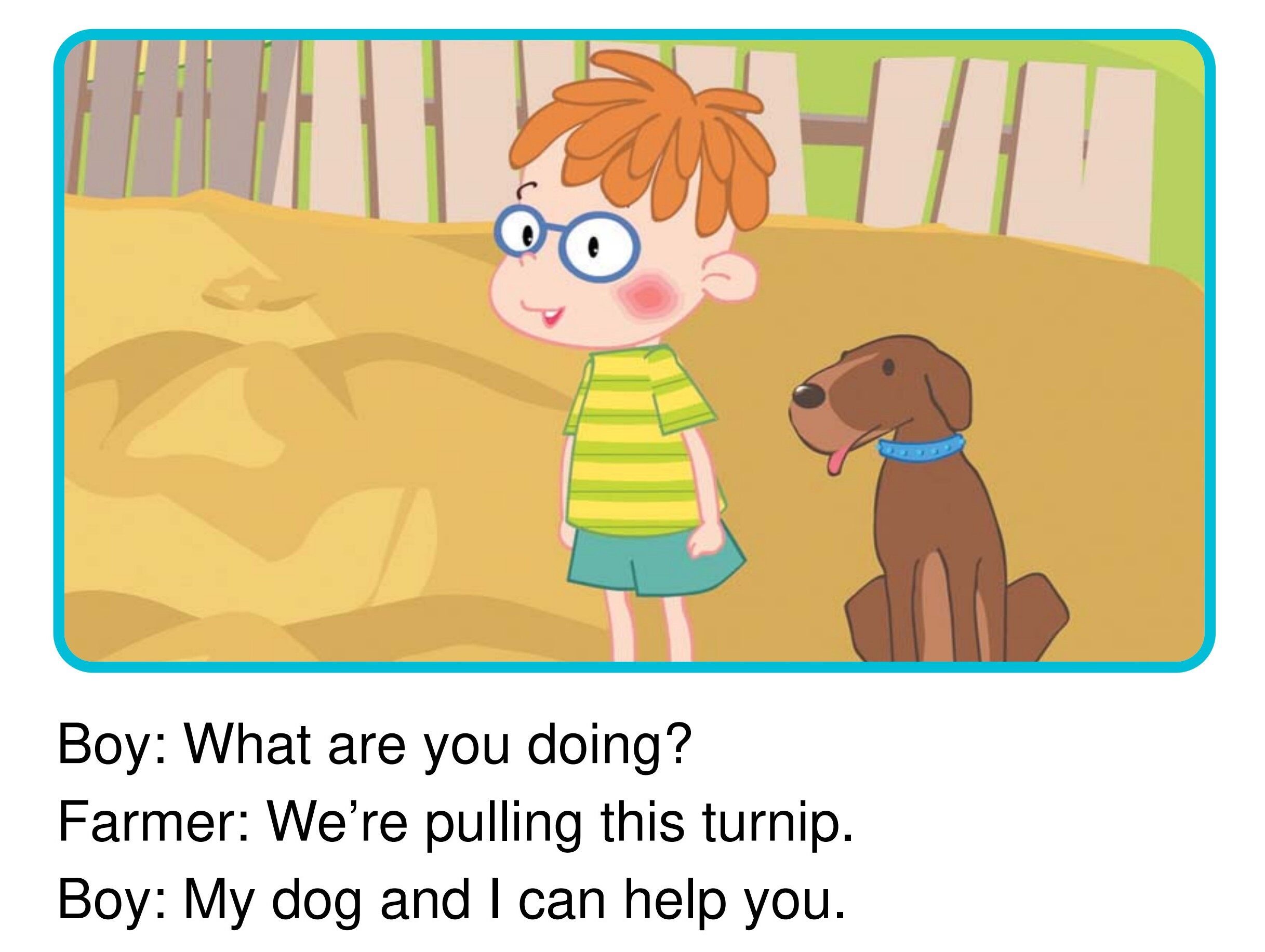 The Enormous Turnip绘本故事第5页