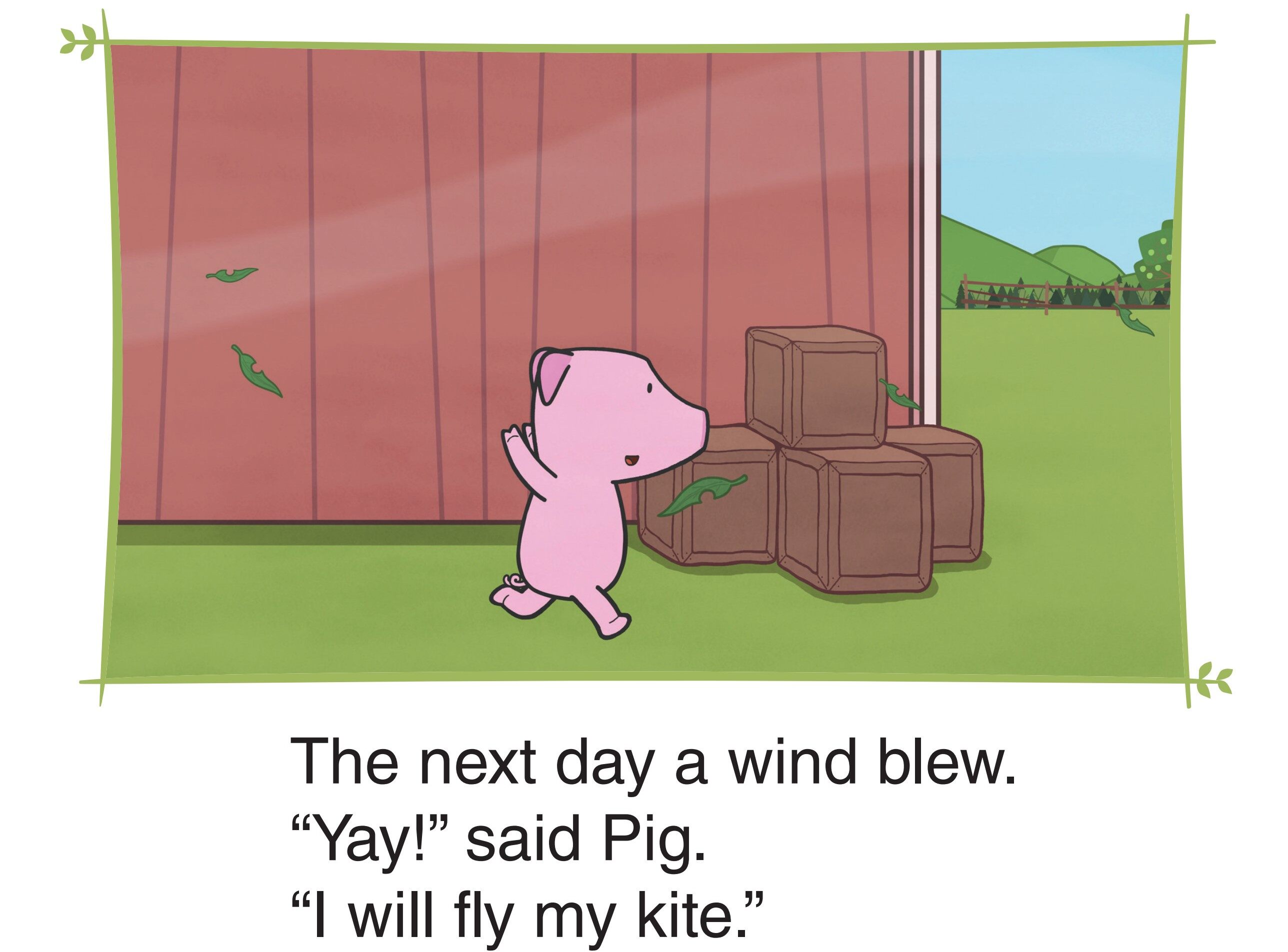 Pig's New Kite绘本故事第4页