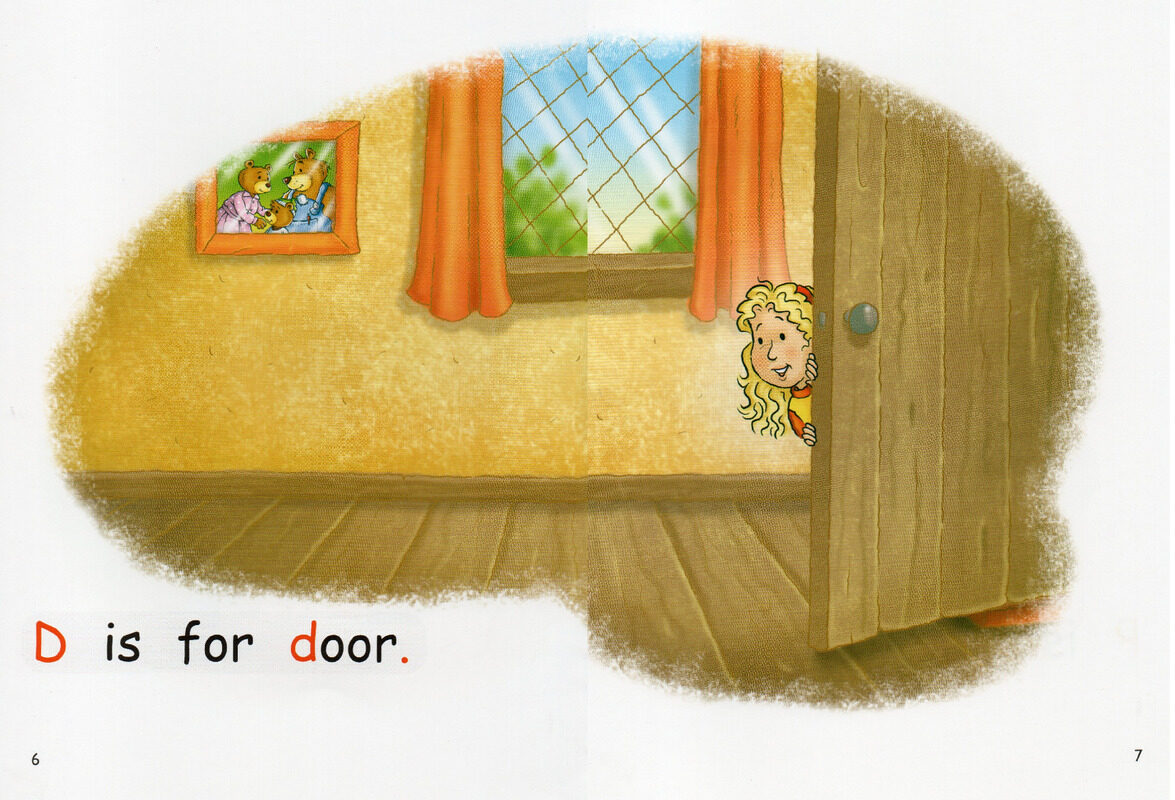 naughty goldilocks绘本故事第5页