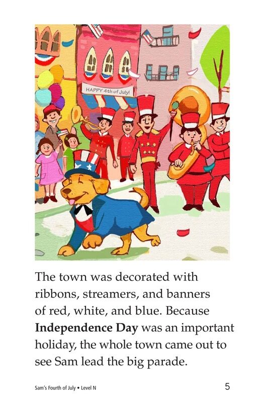 Sam's Fourth of July绘本故事第5页