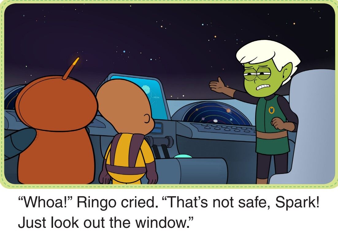 Not Safe!绘本故事第4页