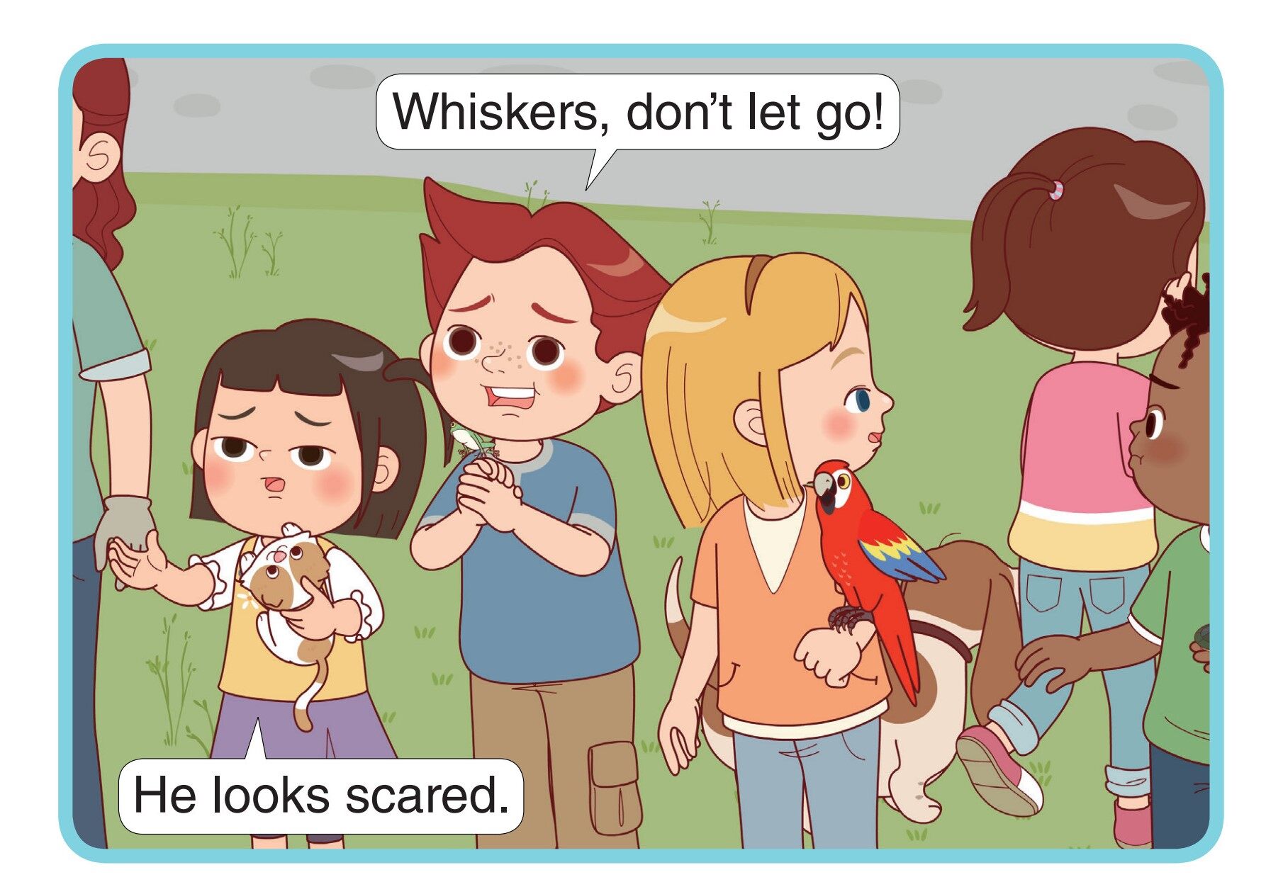 The Pet Lovers Club 43_Hold On, Whiskers!绘本故事第5页