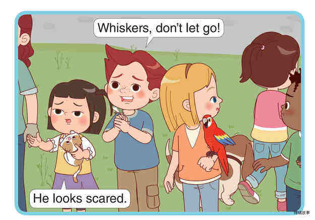The Pet Lovers Club 43_Hold On, Whiskers!绘本故事第5页