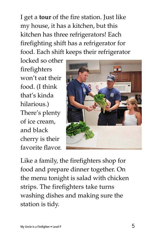 My Uncle Is a Firefighter绘本故事第5页