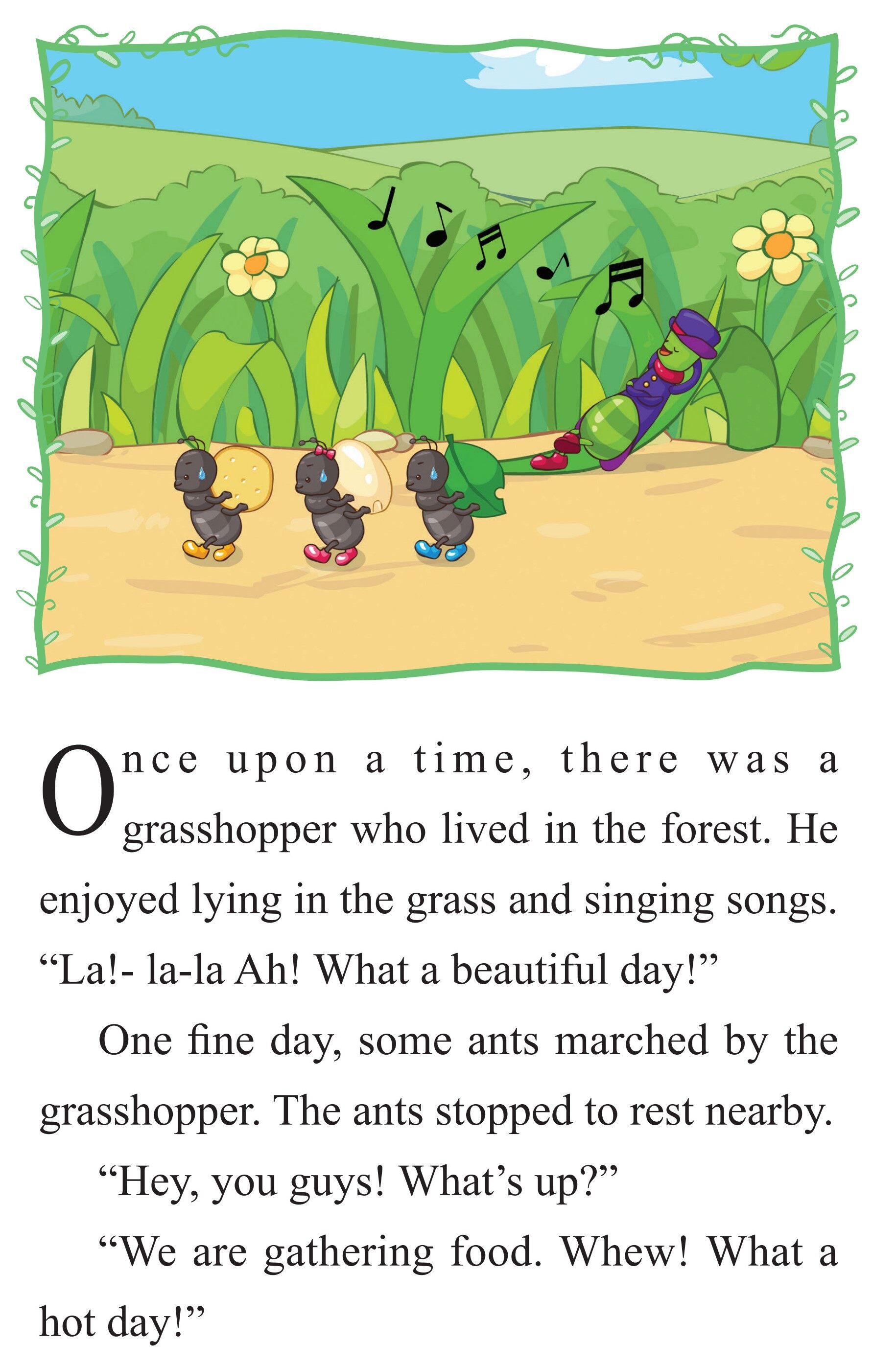 The Grasshopper and the Ant绘本故事第3页