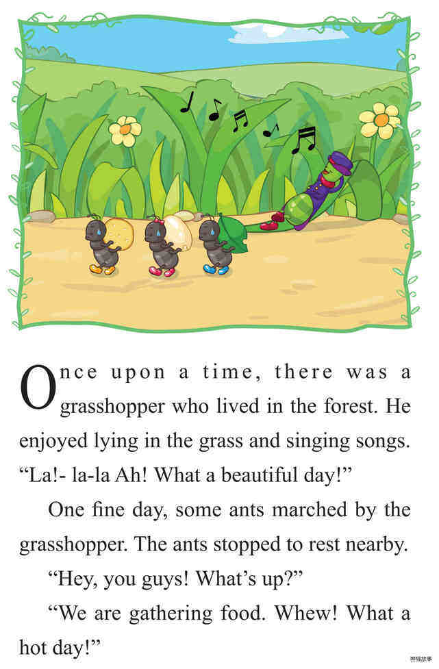 The Grasshopper and the Ant绘本故事第3页