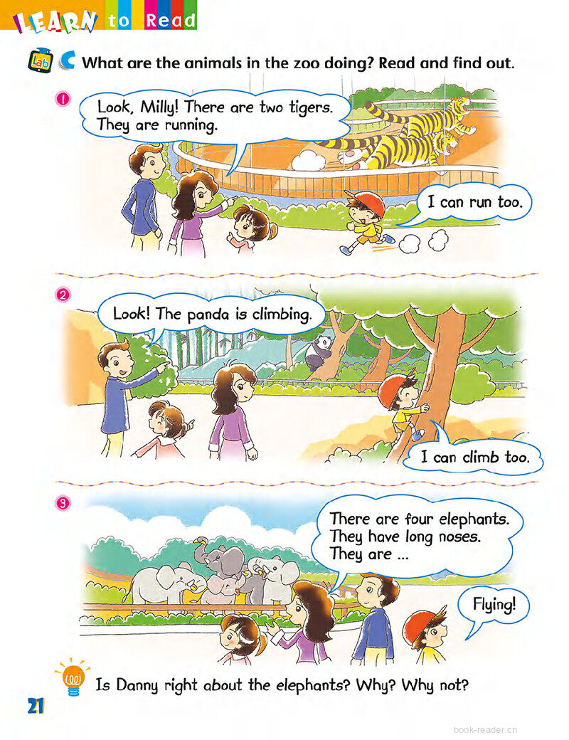 4 More about animals绘本故事第5页