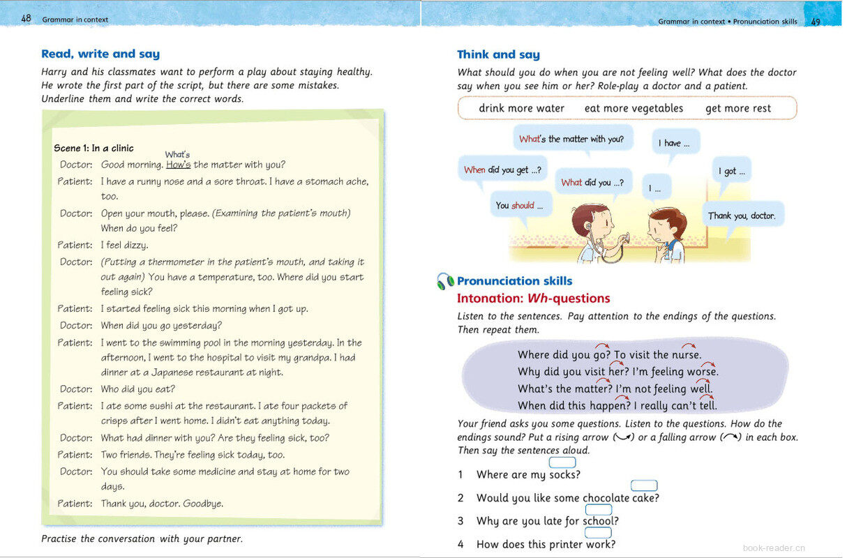4B Unit 5 Health tips绘本故事第5页