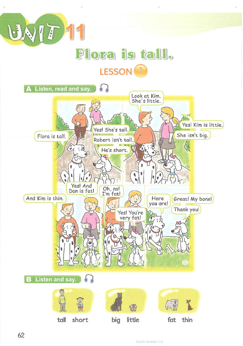 11 Flora is tall绘本故事第2页