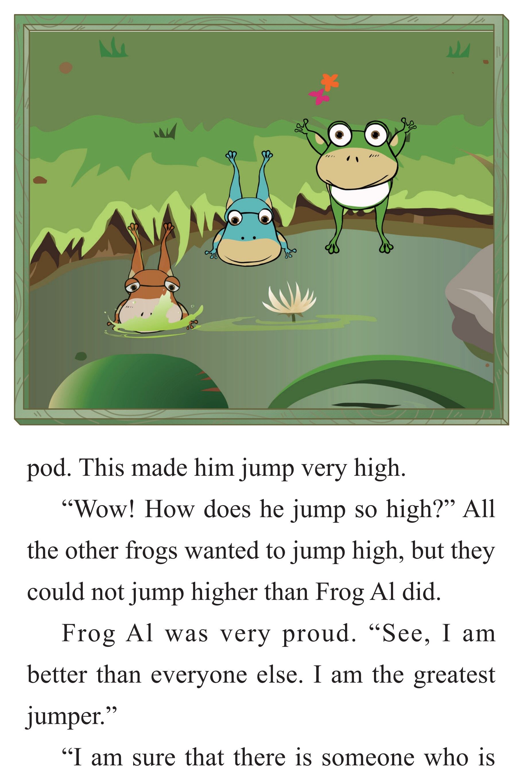 The Ox and the Frog绘本故事第4页