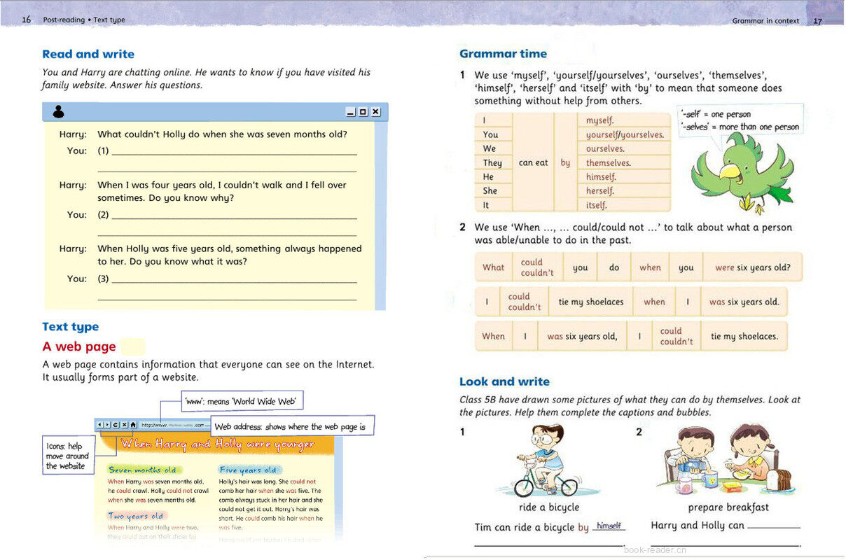 5B Unit 2 Time flies绘本故事第4页