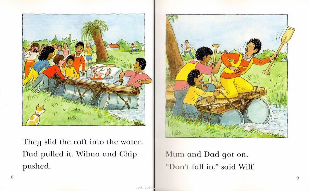 3B The Raft Race绘本故事第5页