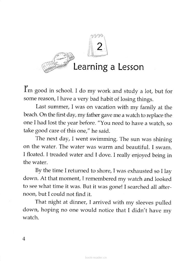 Learning a Lesson绘本故事第2页