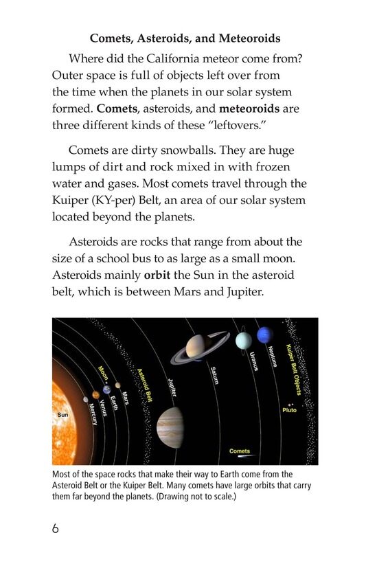Meteors and Meteorites绘本故事第5页