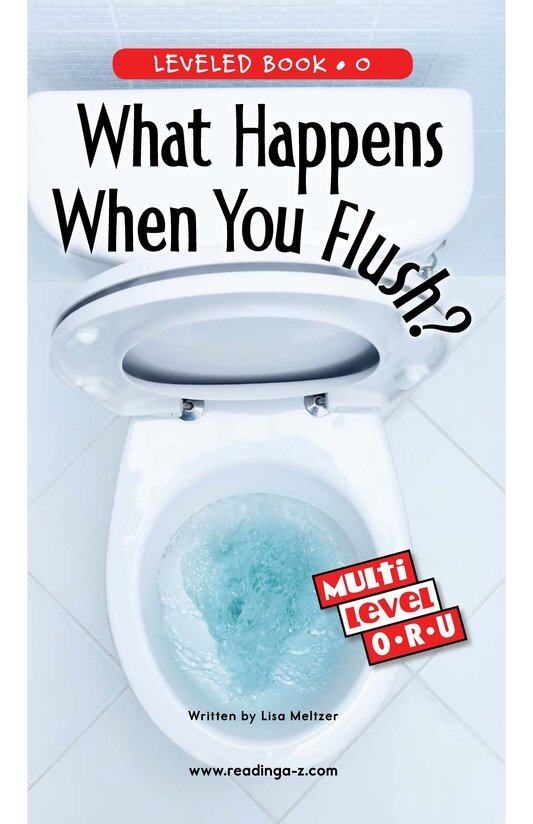 What Happens When You Flush绘本故事第2页