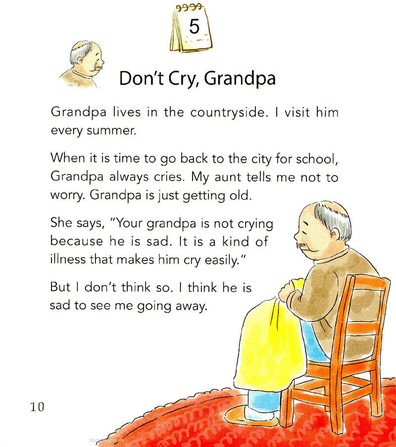 Don't Cry, Grandpa绘本故事第2页