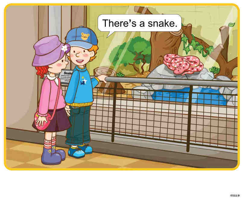 There's a Snake绘本故事第3页