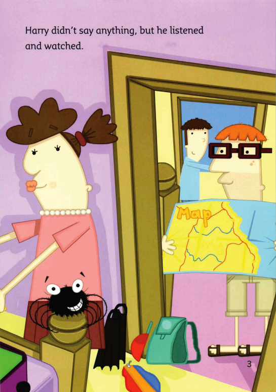 Harry the Clever Spider on holiday绘本故事第4页