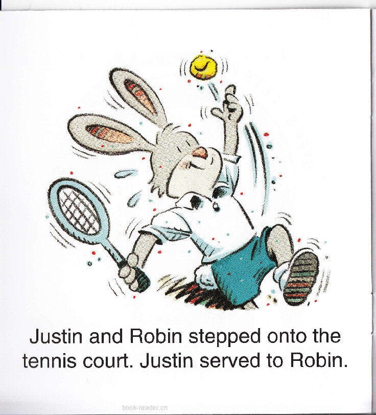 The Tennis Game绘本故事第3页