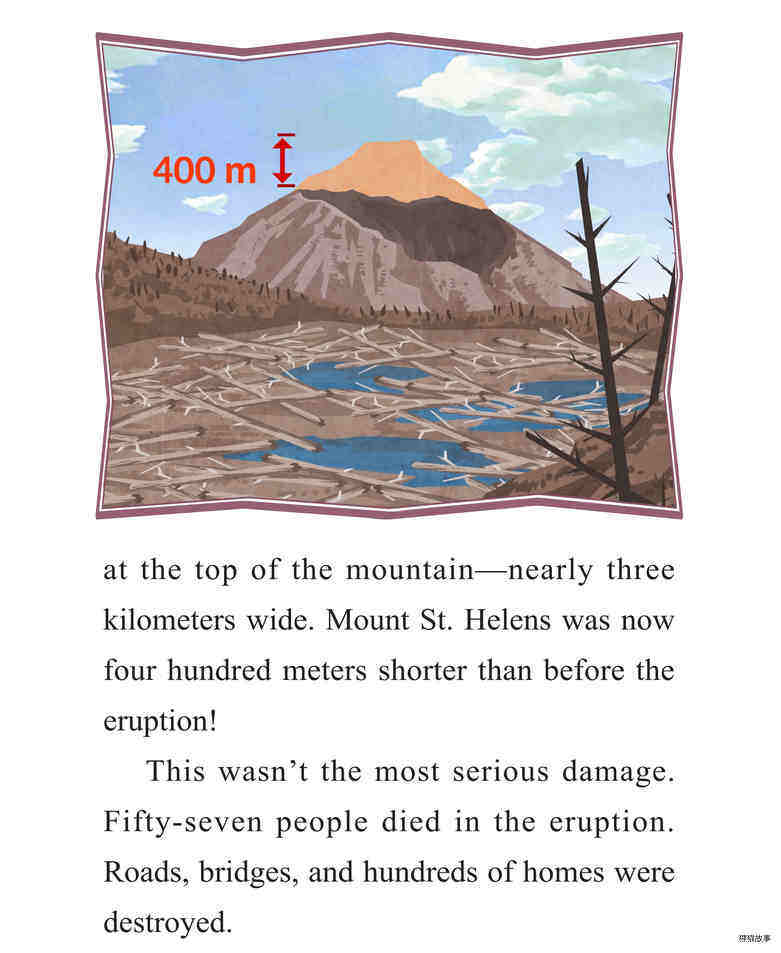 A Volcano Wakes Up绘本故事第5页