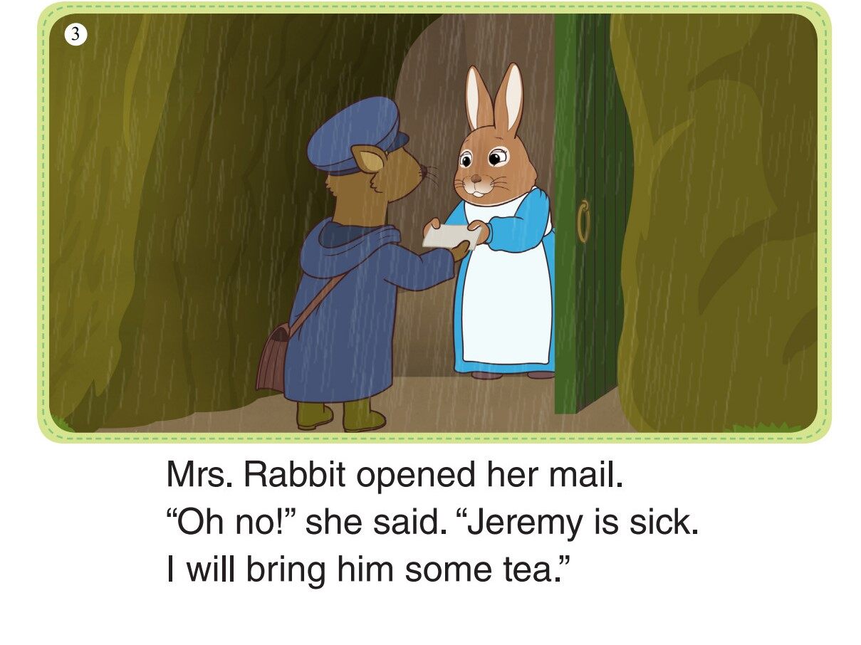 Jeremy Fisher Gets Sick 1-A Big Cold绘本故事第5页