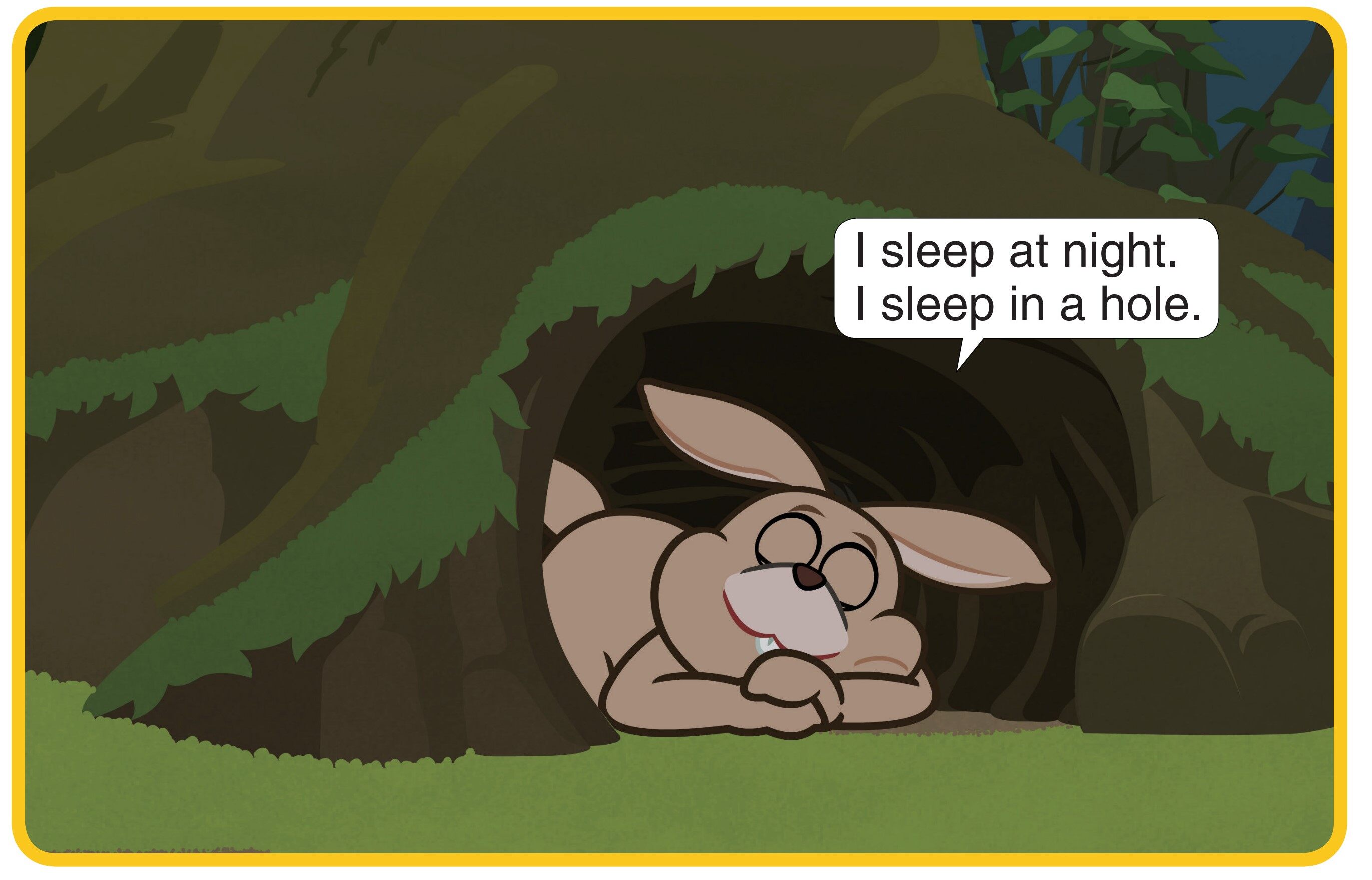 I Sleep at Night绘本故事第3页