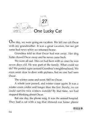 One Lucky Cat绘本故事第2页