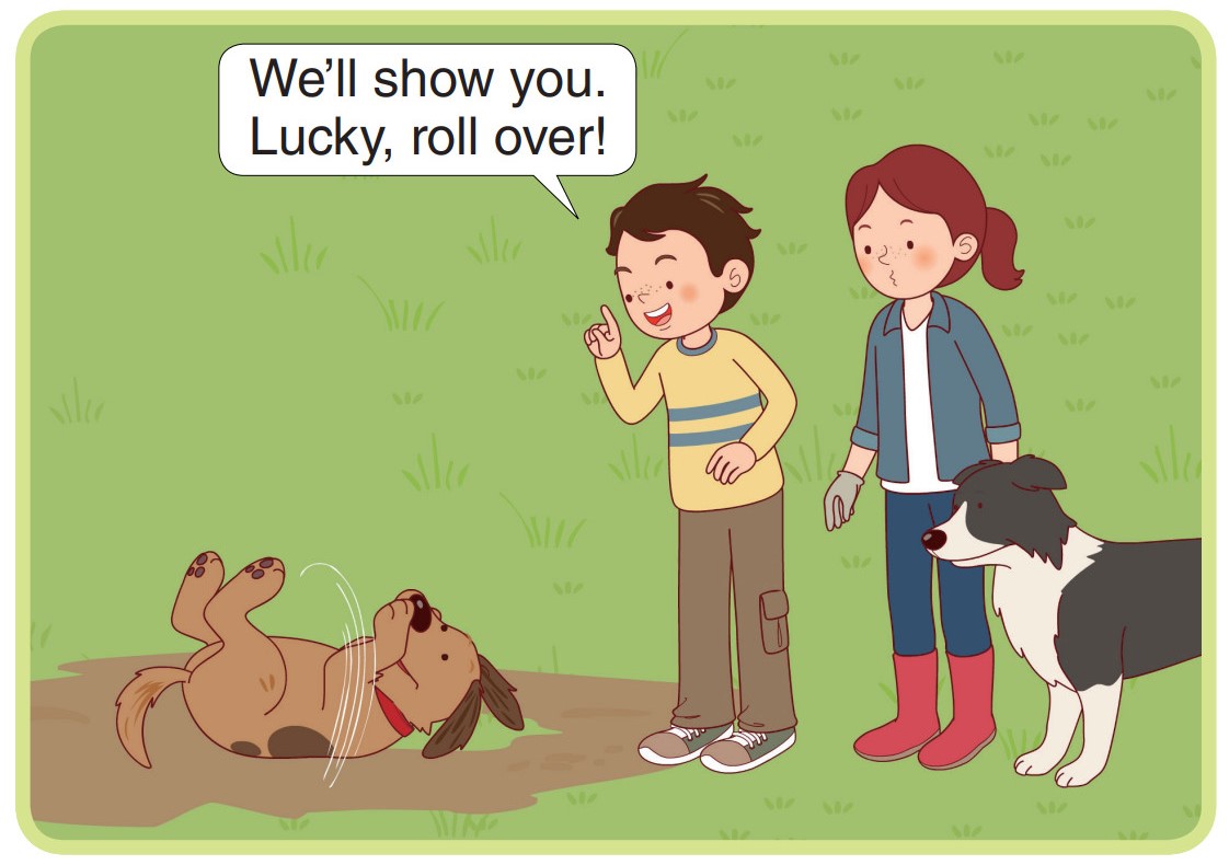 What Does Lucky Do绘本故事第4页