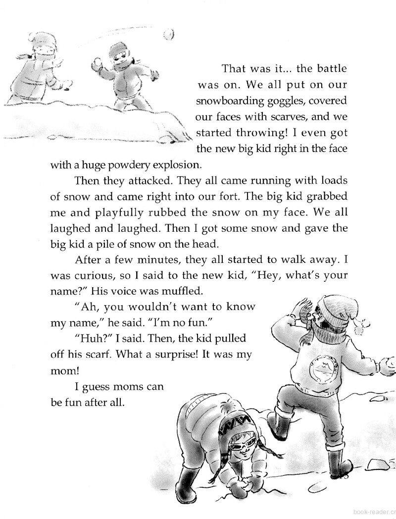 The Snowball Fight绘本故事第3页