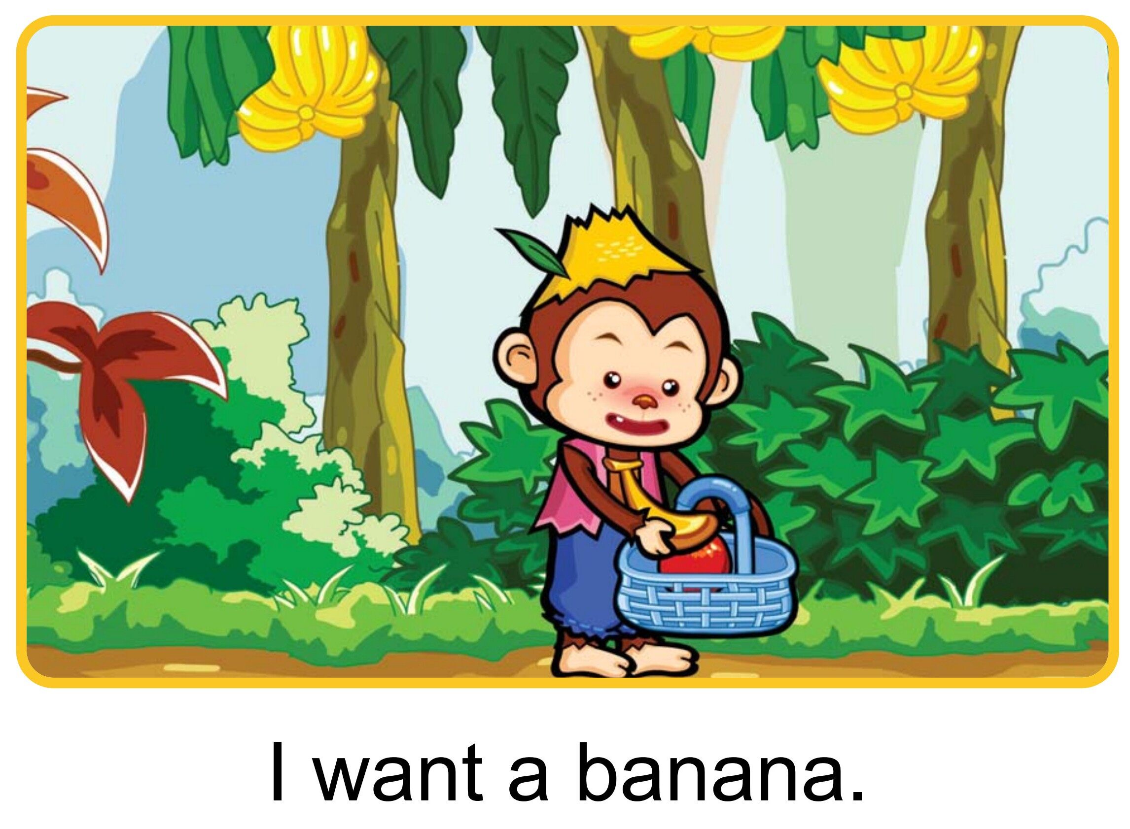 Greedy Monkey绘本故事第4页