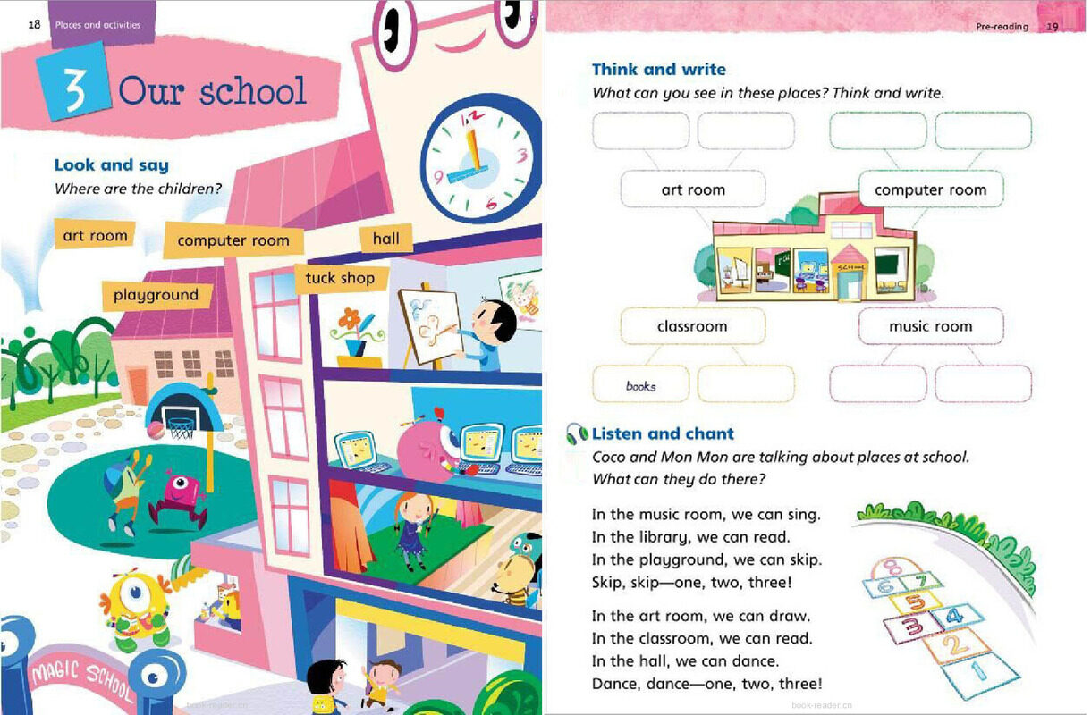 2A Unit 3 Our school绘本故事第2页
