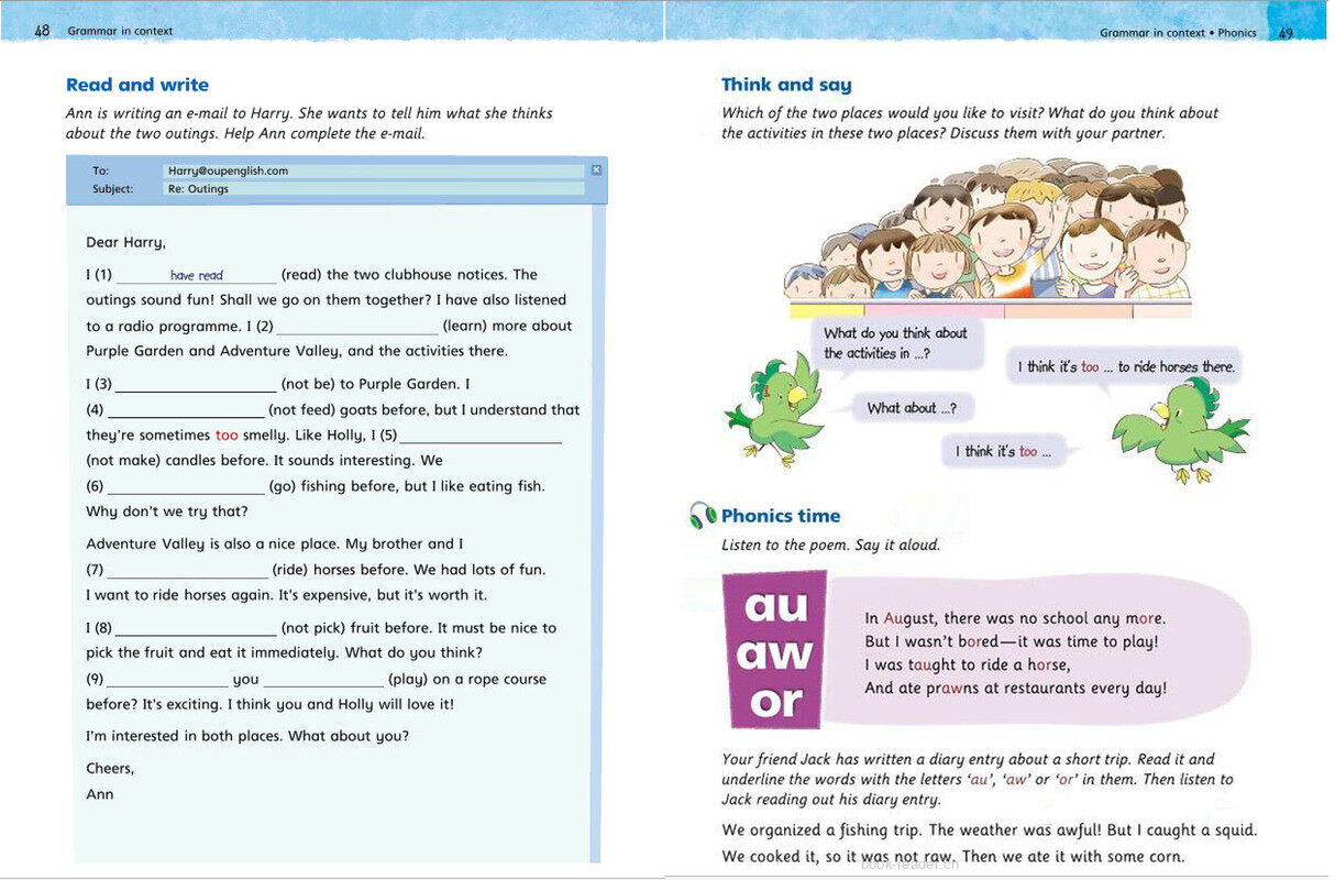 5A Unit 5 A fun place to go绘本故事第5页