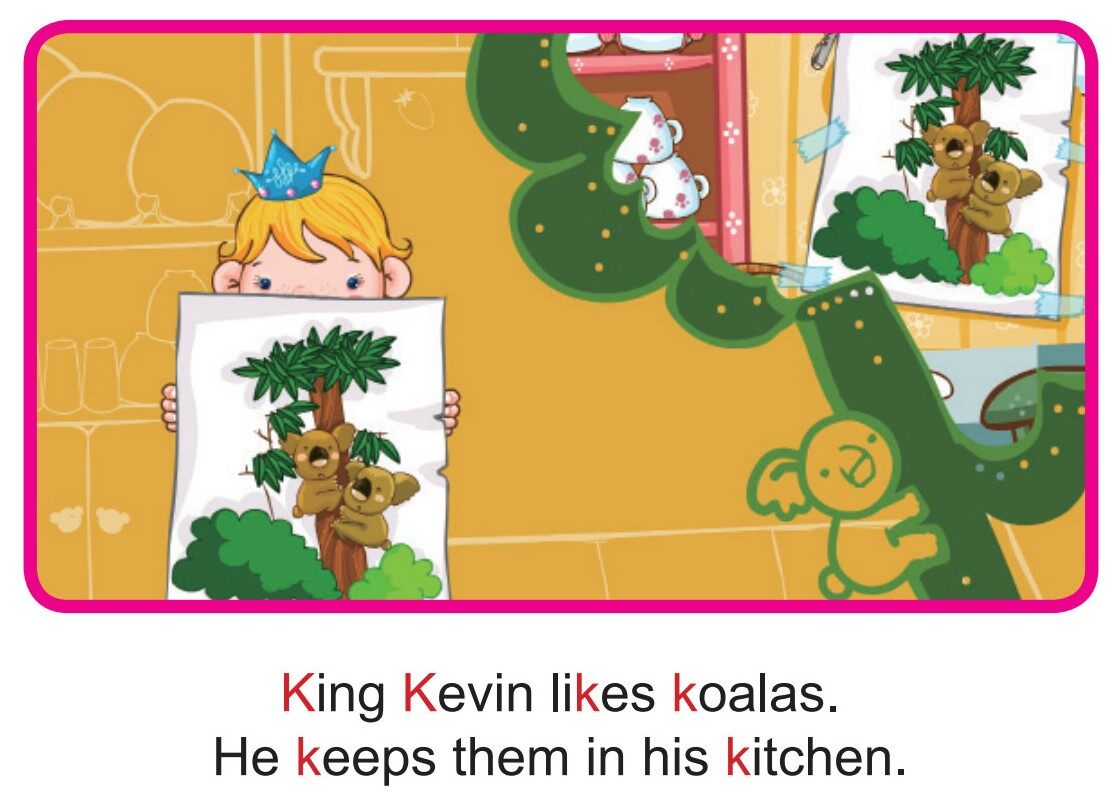 'K' words -  King Kevin绘本故事第4页