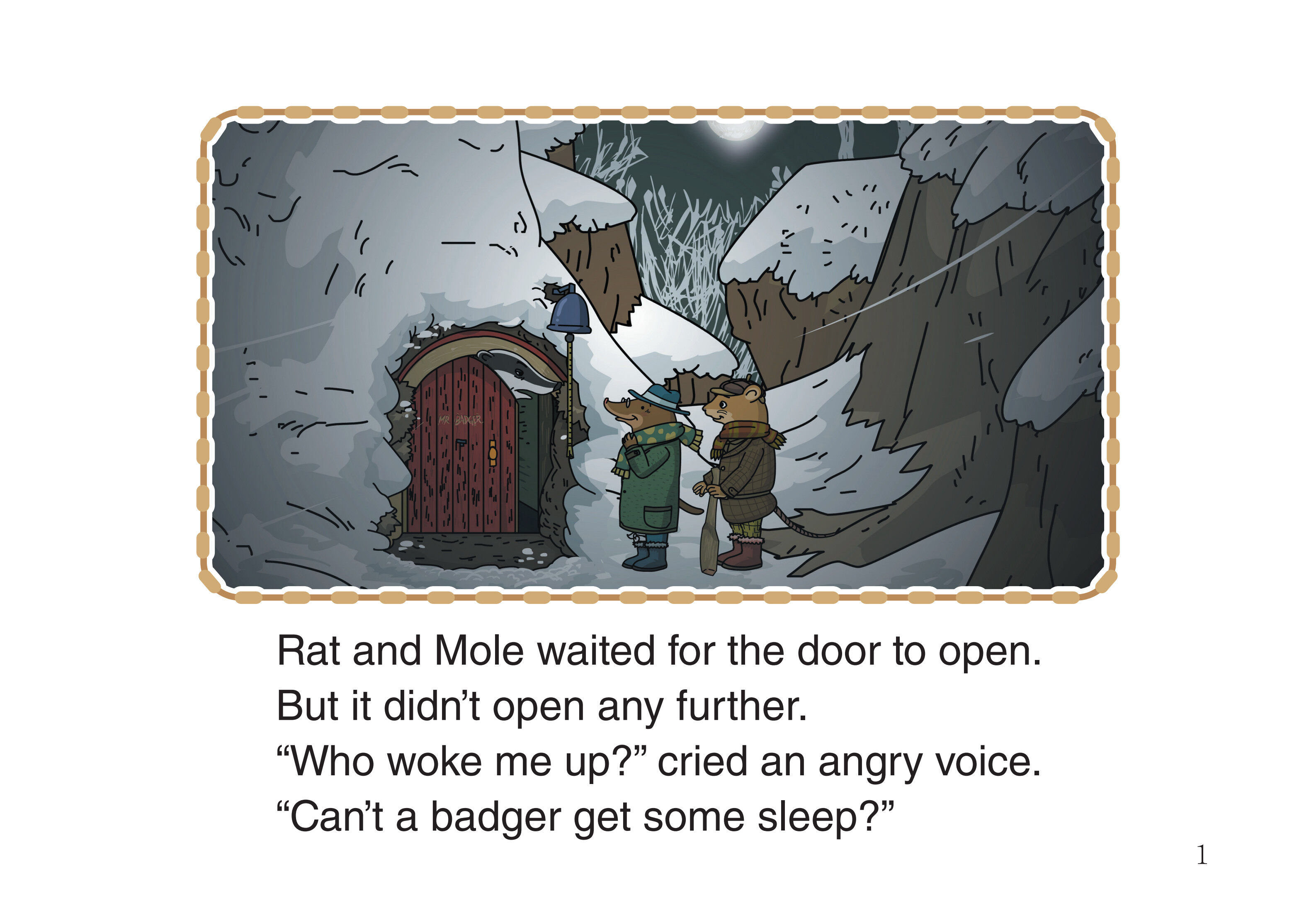 Waking up Badger绘本故事第3页