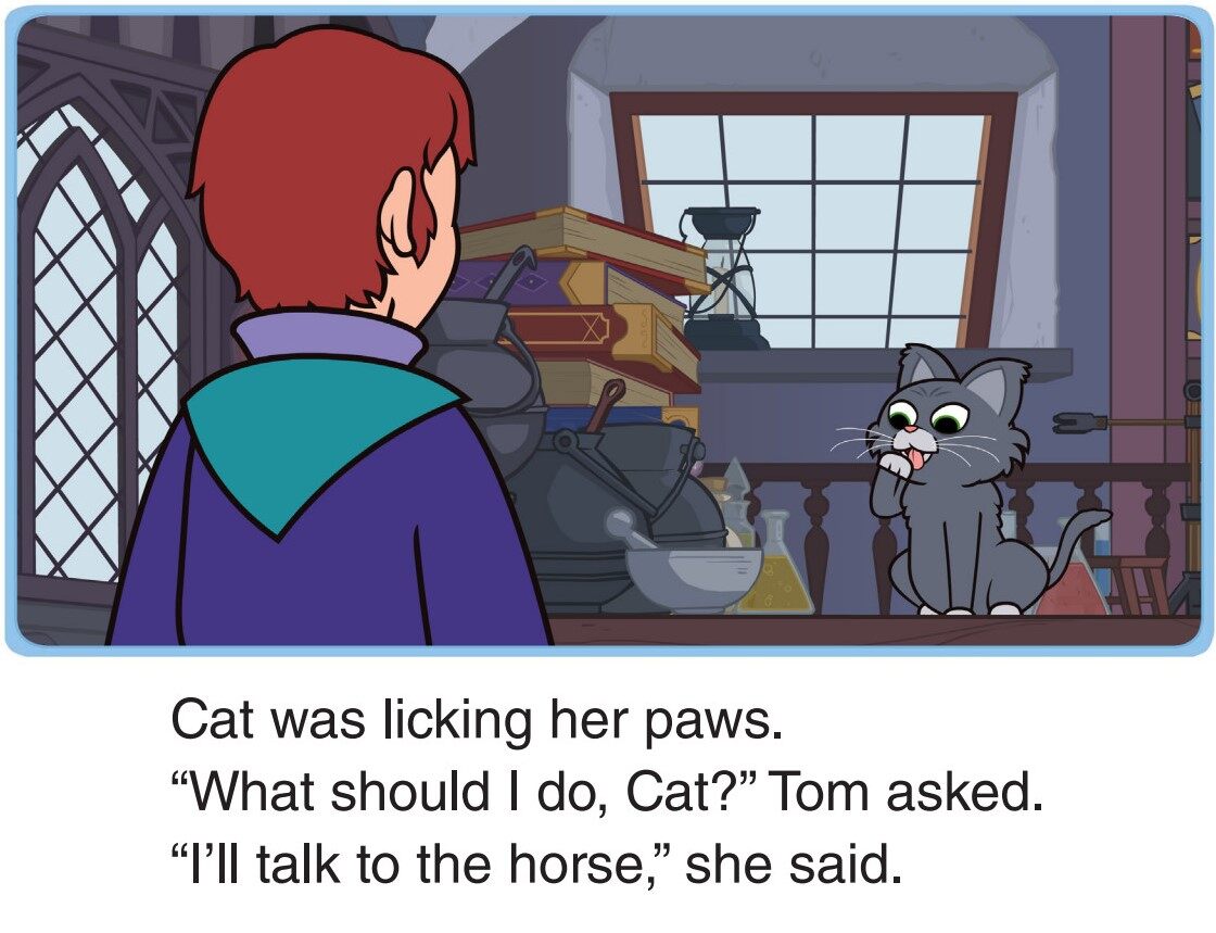 A Midnight Meeting绘本故事第4页