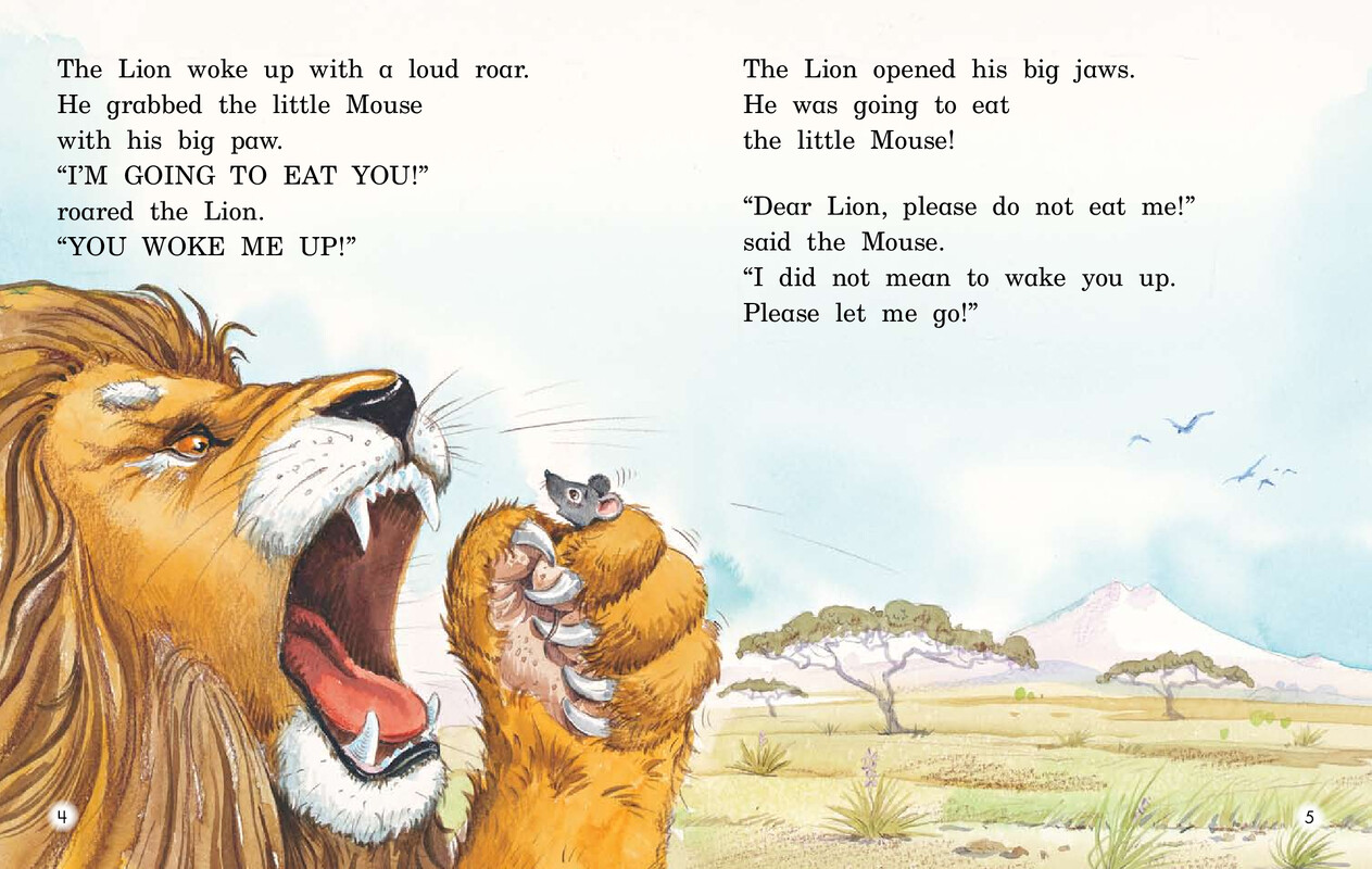 The Lion And The Mouse绘本故事第4页