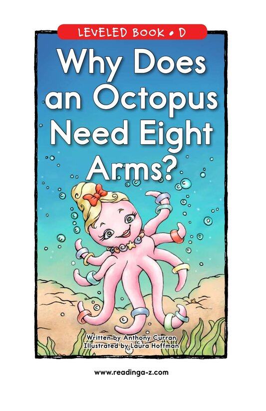 Why Does an Octopus Need Eight Arms绘本故事第2页