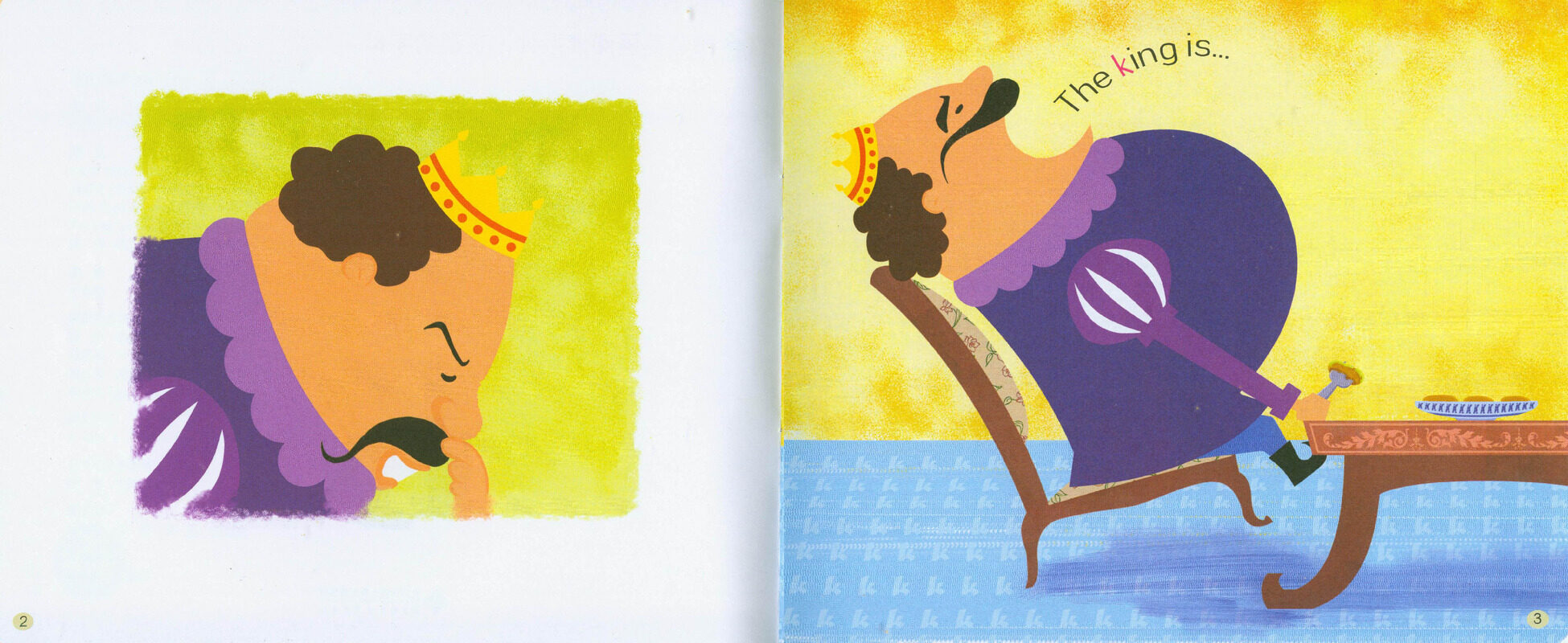 K The King is ...绘本故事第3页